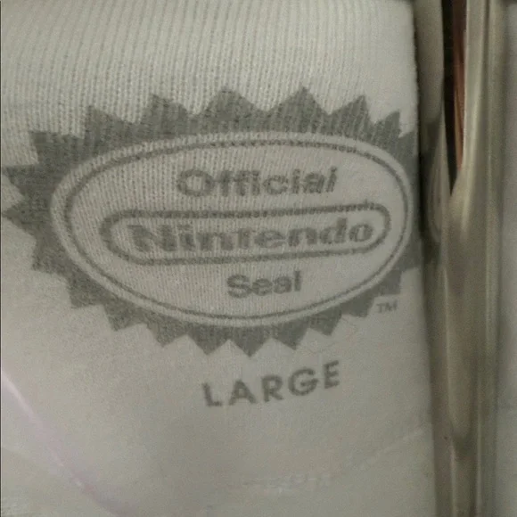 Nintendo White Hoodie with Black Dog Design - Picture 2 of 4